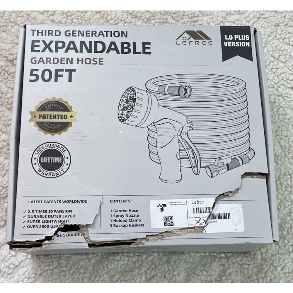 Third Generation Expandable Garden Hose 50' Ocean Blue